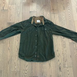 Legendary white tails fleece button down